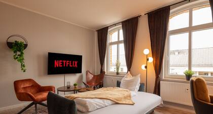 maremar Apartments | Style | Boxspringbett | Zentral | Arbeitsplatz | Parkplatz