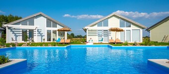 Ferienhaus Osada Widoki, mit Beheiztem Pool, Strandnähe