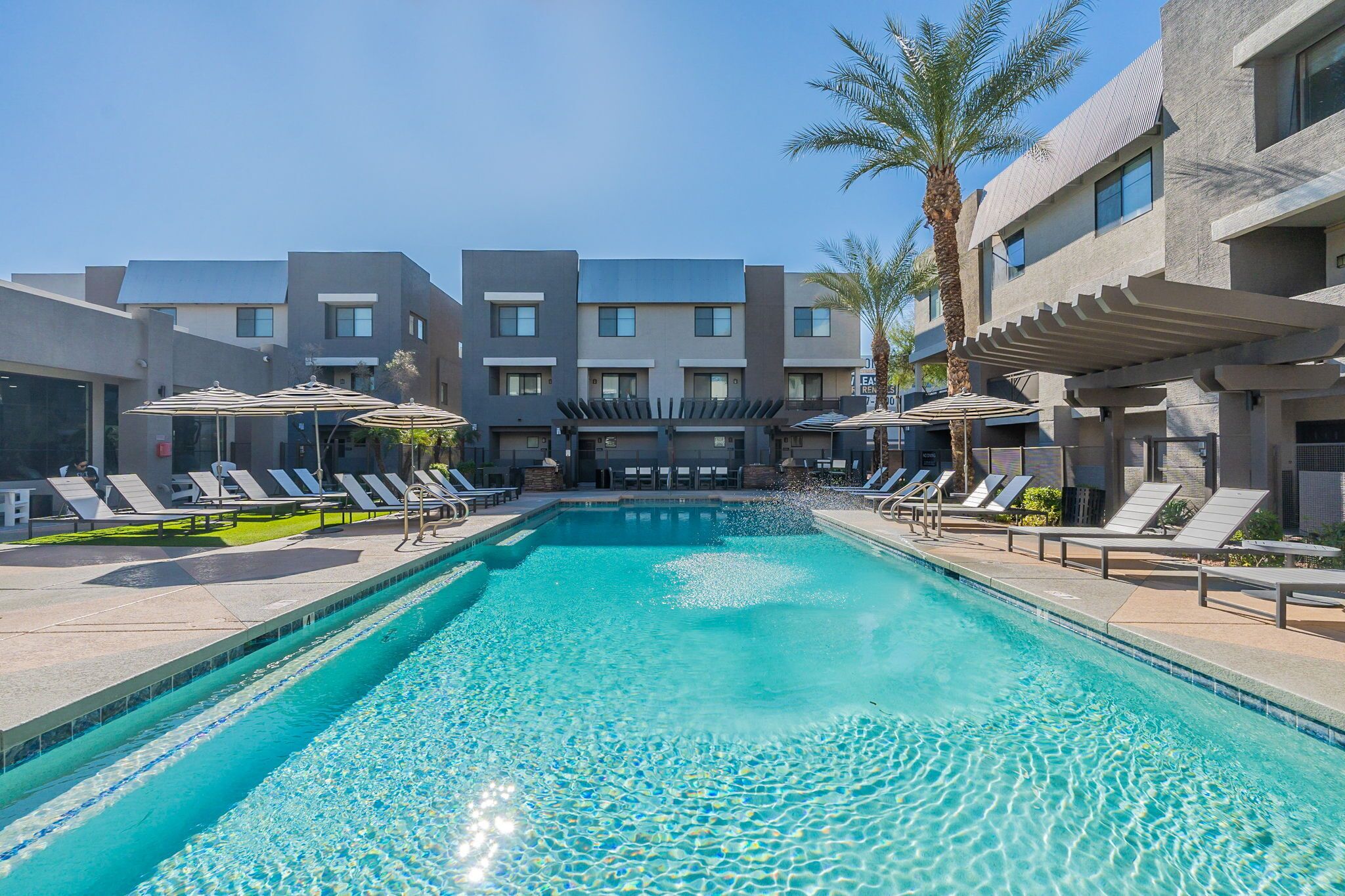 Alberca al aire libre 