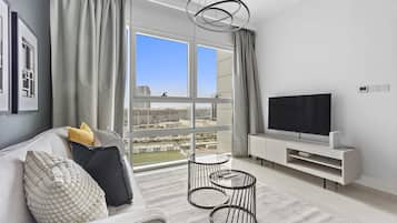 Appartamento Tradizionale | Area soggiorno | Smart TV 50 pollici con canali digitali