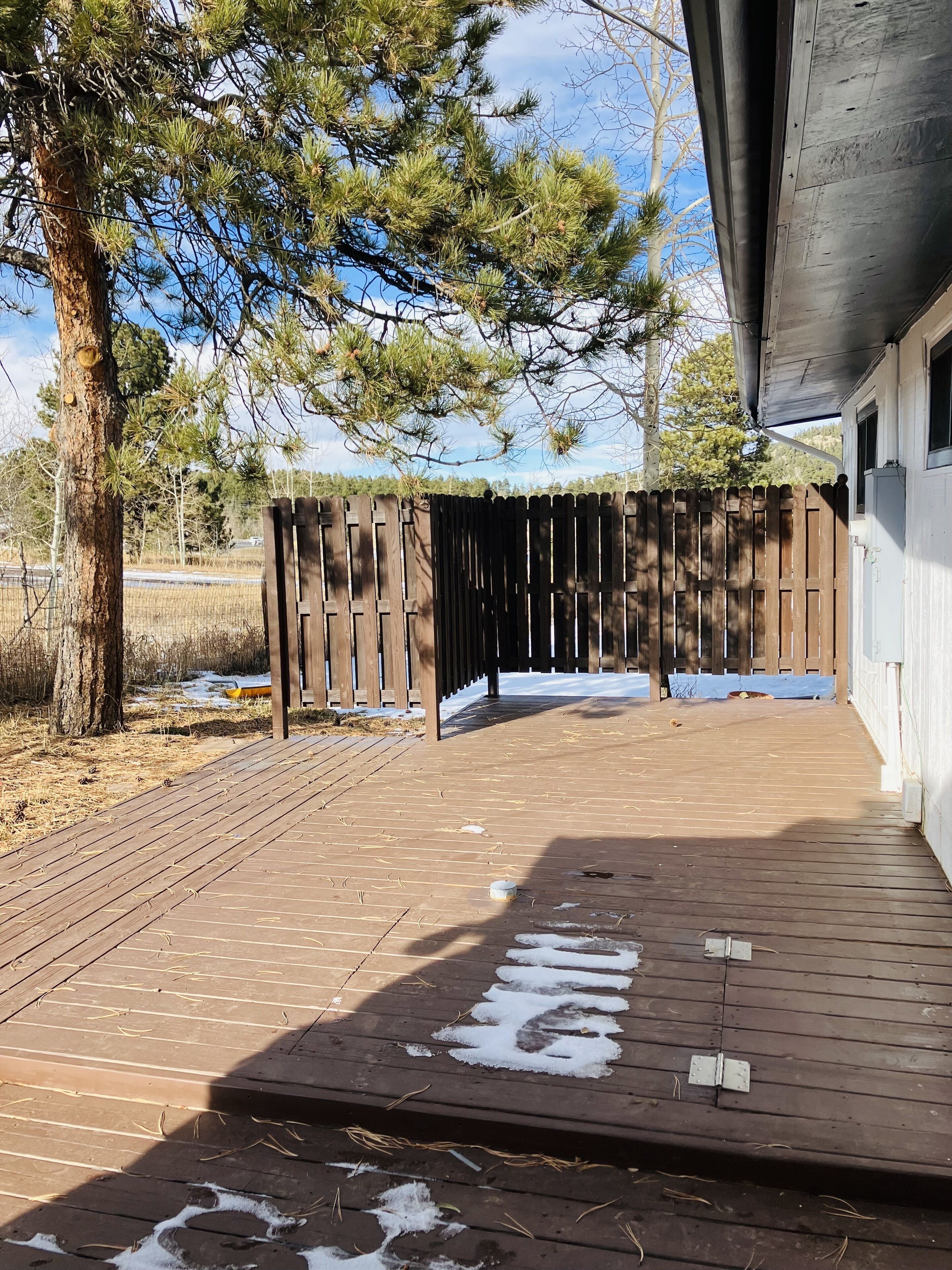 Enceinte de l’hébergement