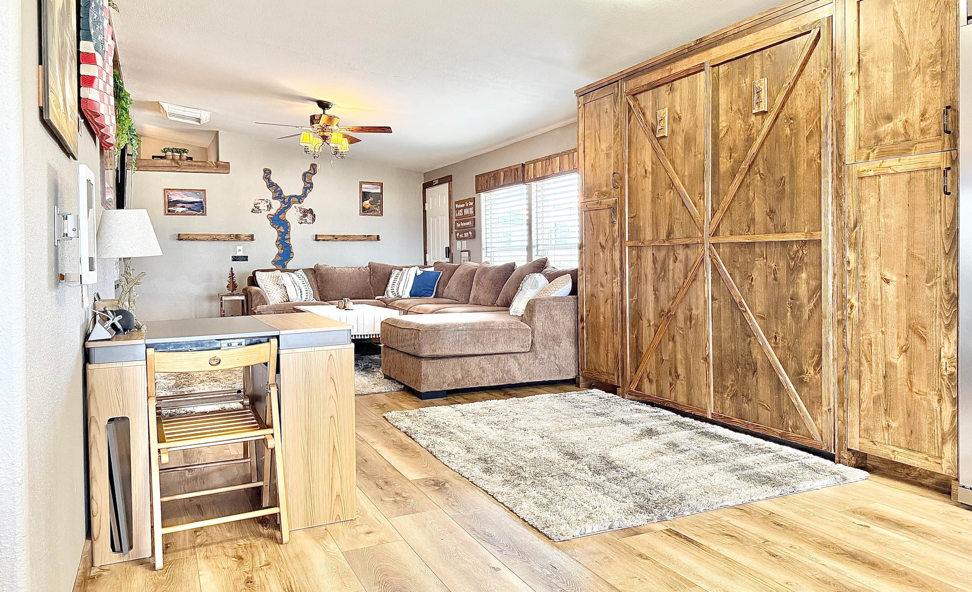 Televisio, takka, DVD-soitin