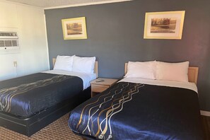 Room, 2 Double Beds | Desk, free WiFi, bed sheets