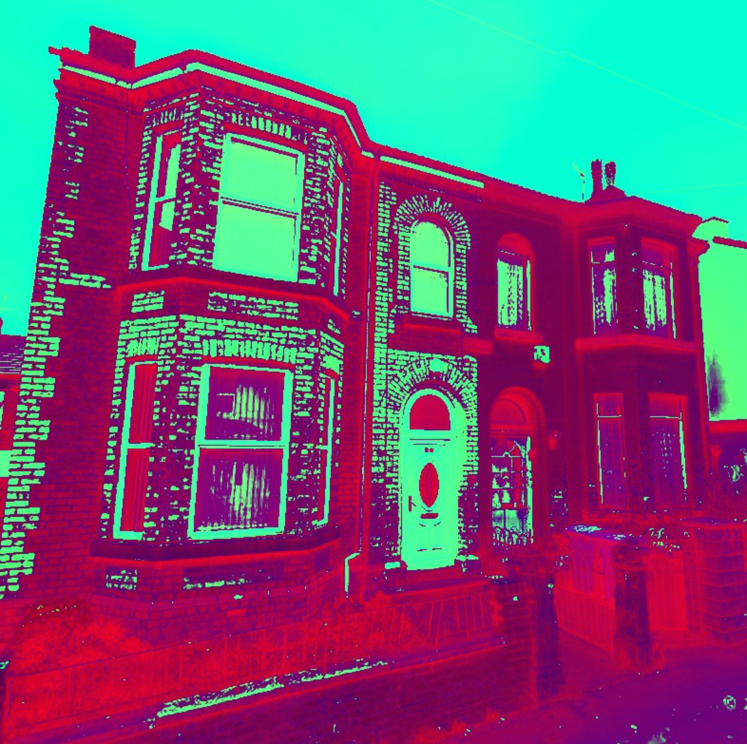 Overnatningsstedets facade