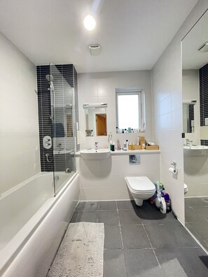 Regadera y secadora de cabello 