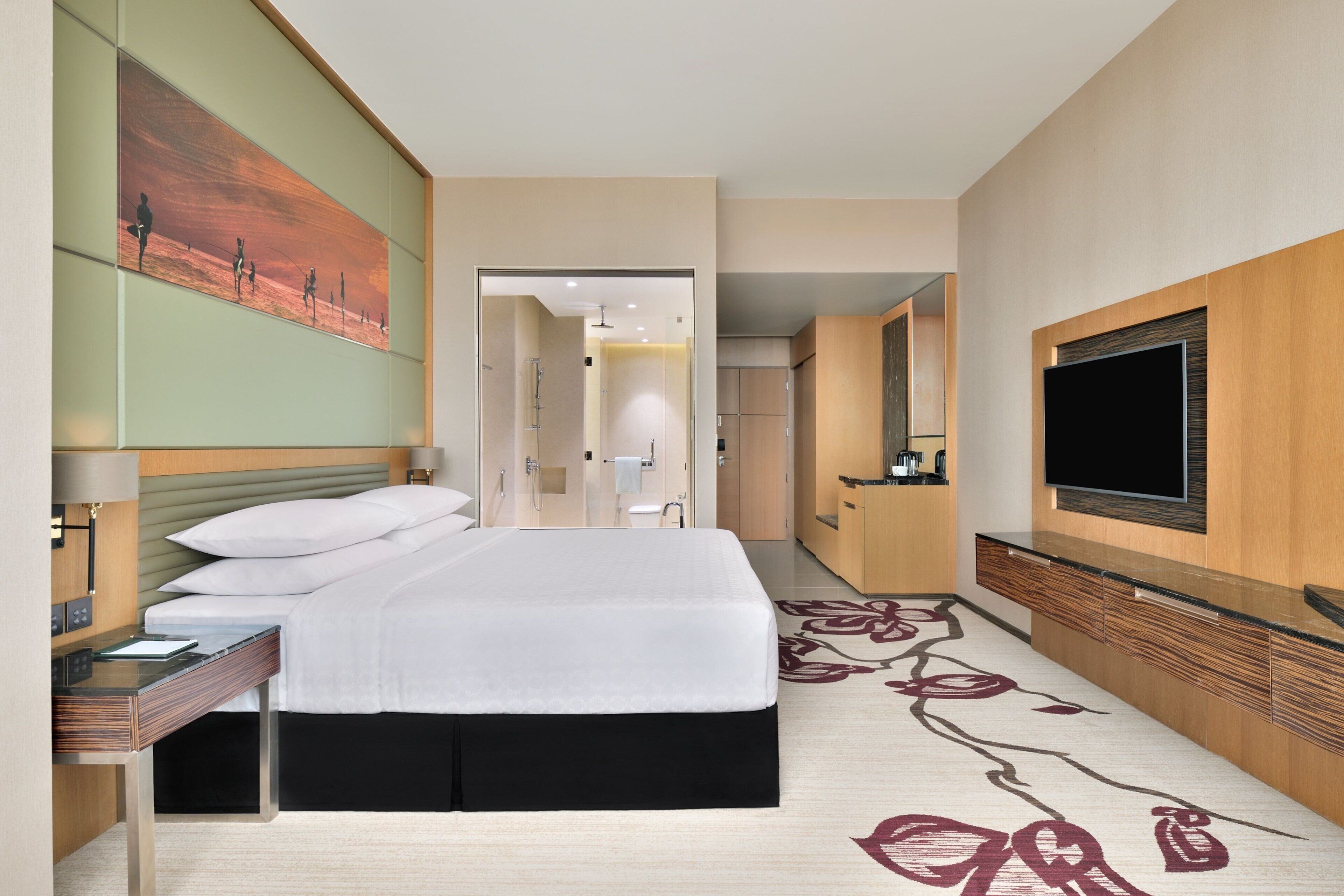 Sábanas de algodón egipcio, ropa de cama de alta calidad, minibar