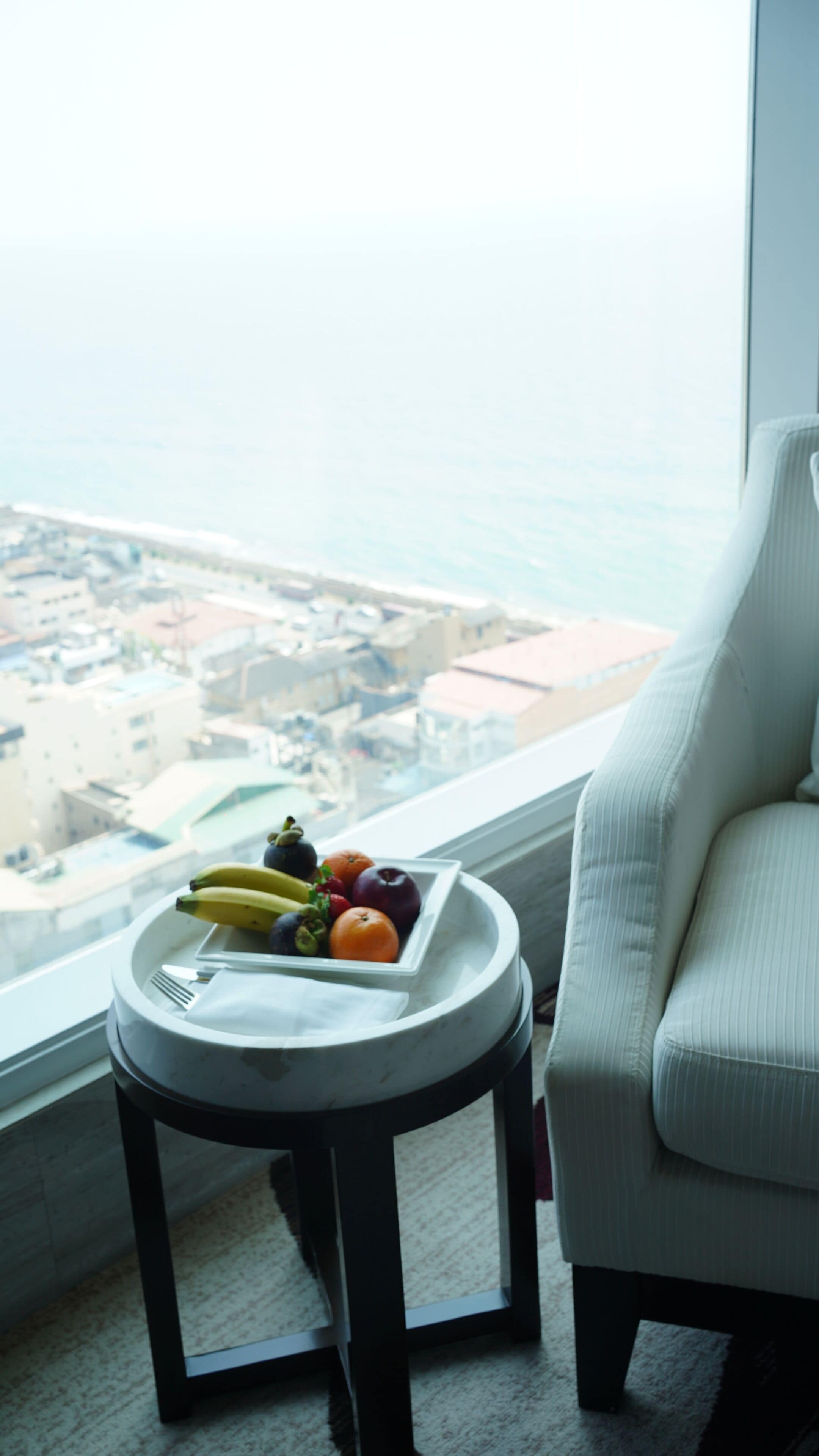 尊贵客房, 1 张特大床, 海洋景观 | 客房景观