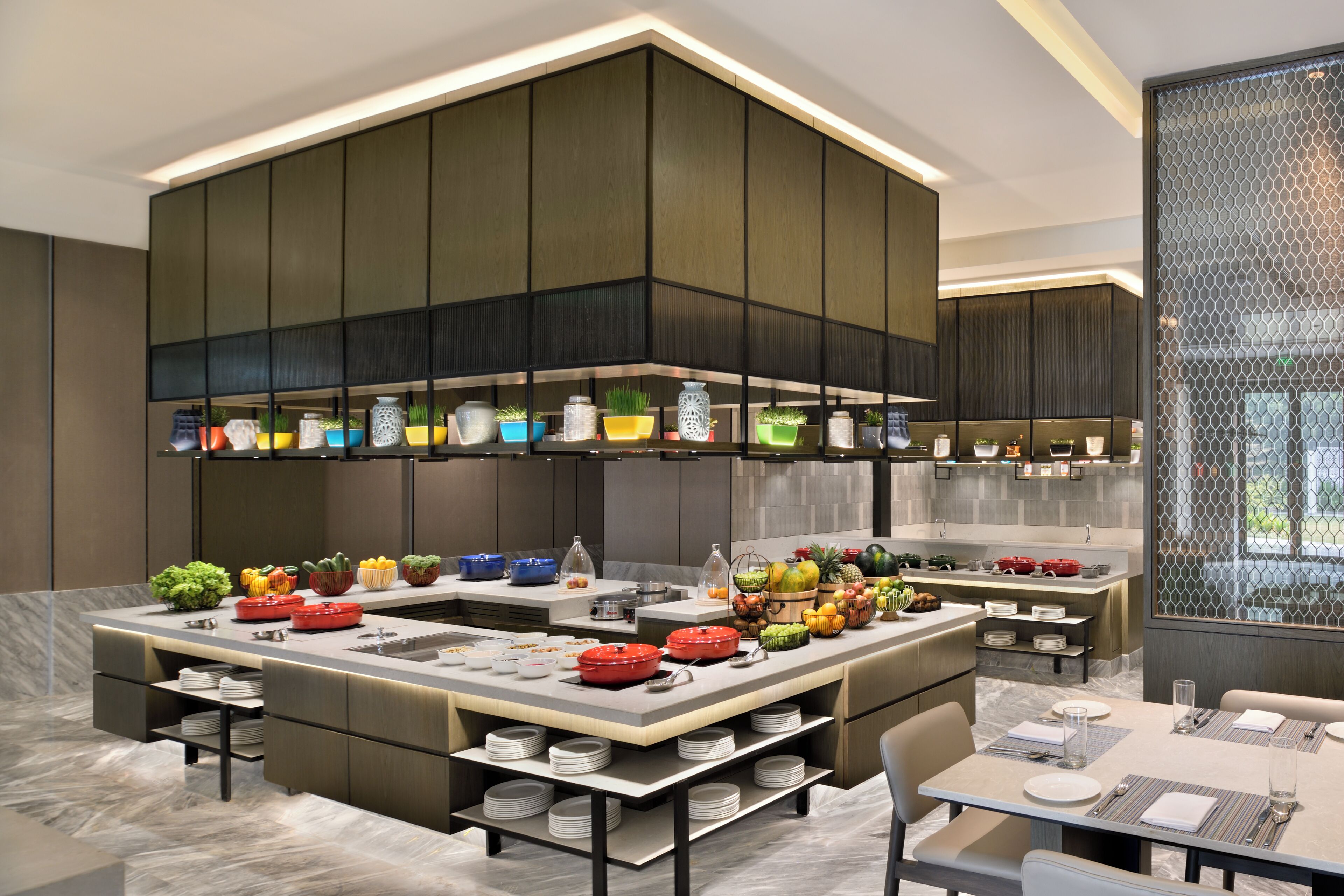 Daily buffet breakfast for a fee