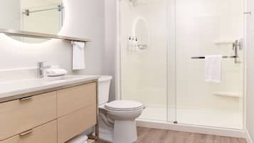 Free toiletries, hair dryer, towels