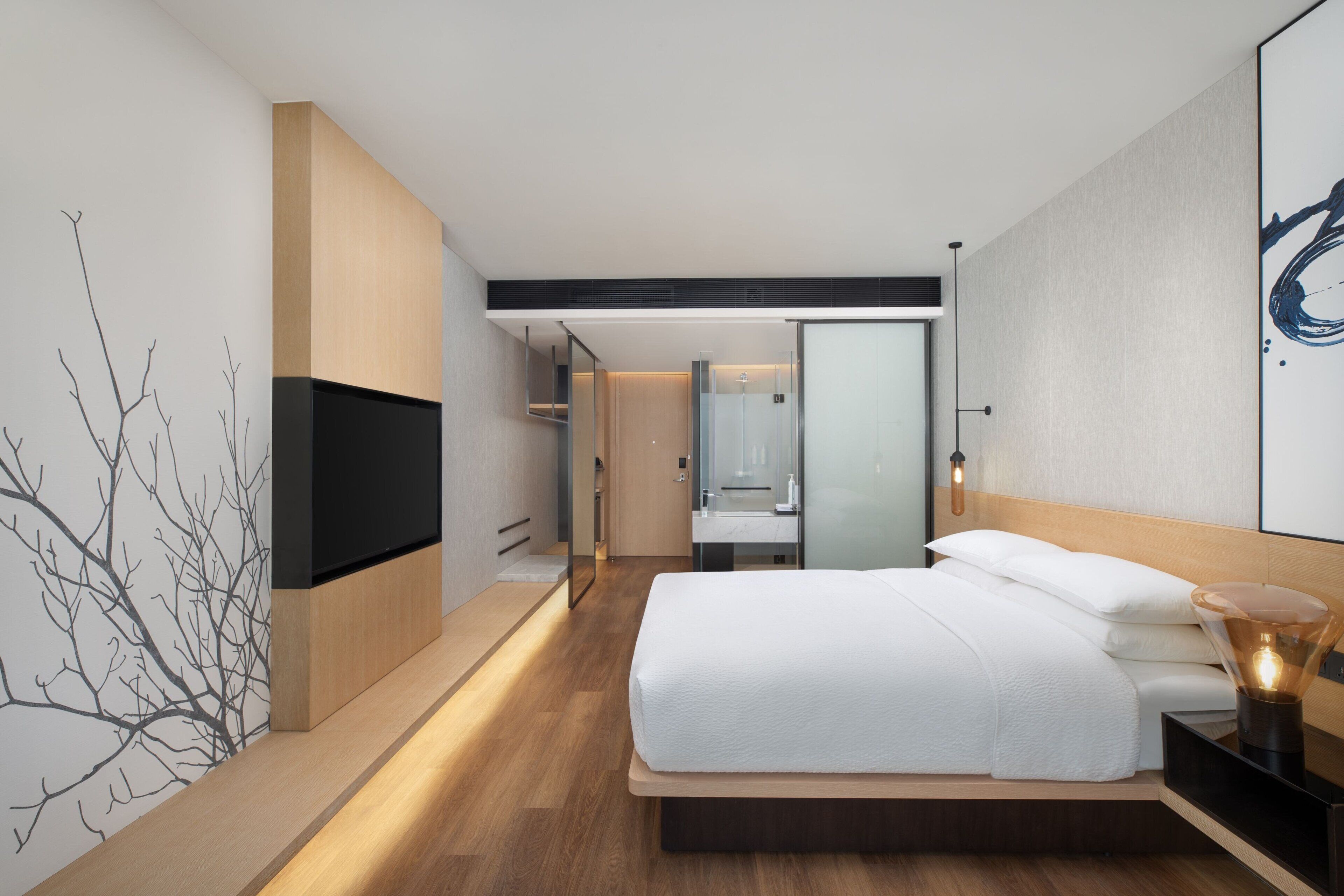 Premium bedding, down comforters, in-room safe, laptop workspace