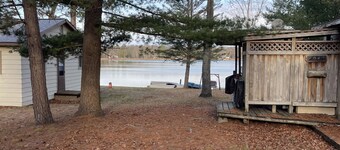 Lake Front cabin on ORV trail head! 5 mins from AuSable River pets welcome!