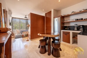 Dining - NHOA 302B Lux 1BR Condo Top Jungle View Aldea Zama (Tulum)