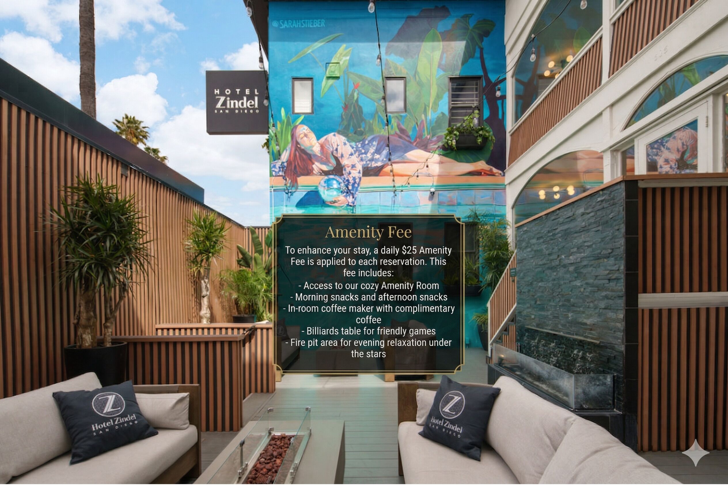 ด้านหน้าที่พัก