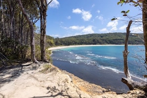 Una spiaggia nelle vicinanze