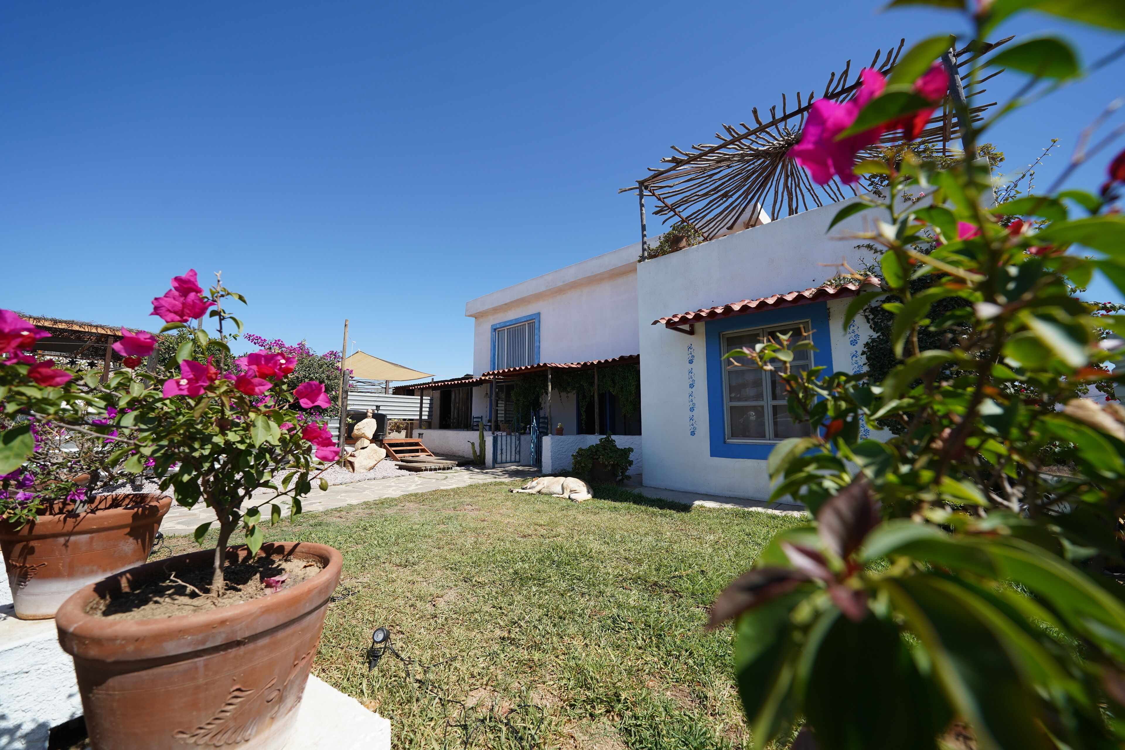 Overnatningsstedets facade