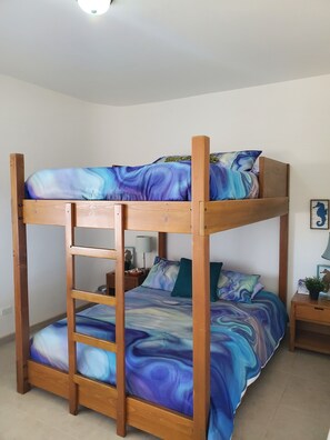 2 bedrooms, in-room safe, iron/ironing board, WiFi