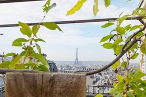 Blick von der Unterkunft