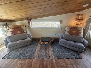 Interior - Blueberry Farm Cottage | Hot Tub, Creek, Game Room (Mentone)