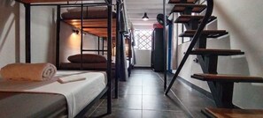 Standard Shared Dormitory | Down comforters, desk, laptop workspace, blackout drapes