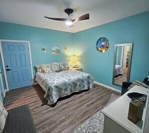 2 chambres, bureau, Wi-Fi gratuit, draps fournis