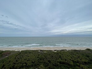 Plage, chaises longues, serviettes de plage