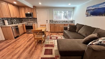 Smart TV, DVD player, books