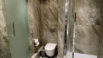 Hair dryer, towels
