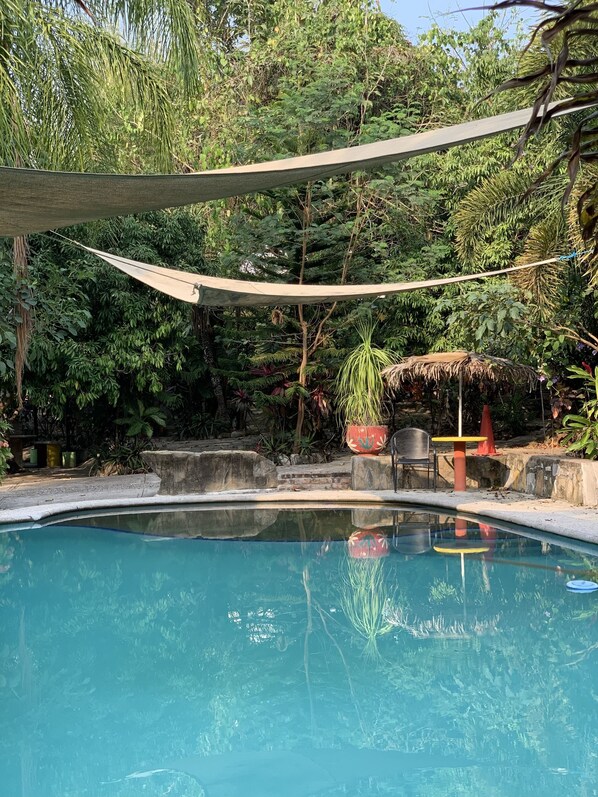 Outdoor pool - Quilas hotel (Huehuetlán)