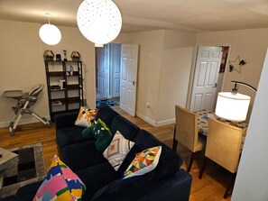 Tv och eldstad