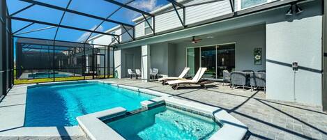 Una piscina climatizada