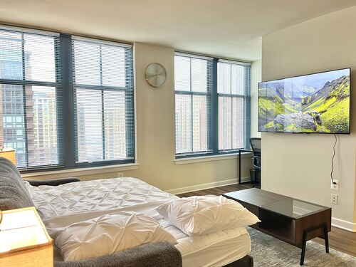 Magnificent DC Getaway Deluxe 2BR Work Space/Gym/ Near Met Park/DC/Metro/Mall