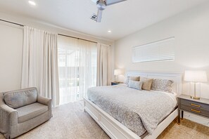 4 chambres, fer et planche à repasser, accès à Internet, literie fournie