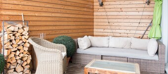 Valmala holiday flat for 5 people and a family dog with fenced garden
