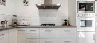 Large outdoor area with private pool and barbecue