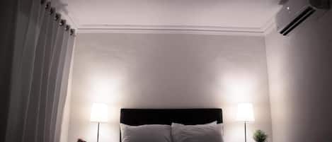 1 habitación, tabla de planchar con plancha, wifi y ropa de cama