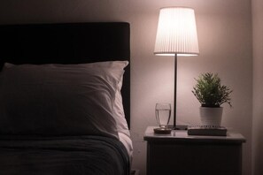 1 habitación, tabla de planchar con plancha, wifi y ropa de cama 
