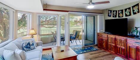 TV, table football, ping pong