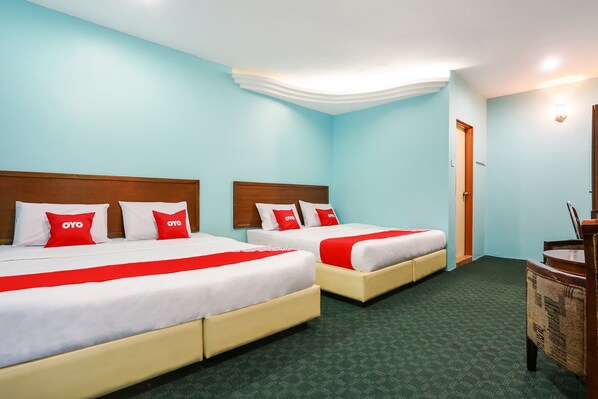 Family Suite | Bed sheets - OYO 44094 Bangi Lanai Hotel (Bandar Baru Bangi)