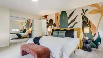 6 chambres, fer et planche à repasser, lit de bébé portatif, Wi-Fi