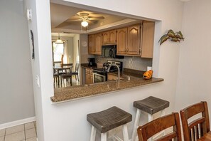 Fridge, microwave, oven, stovetop - Stressless Livin' at Seawinds 64 (St. Augustine)