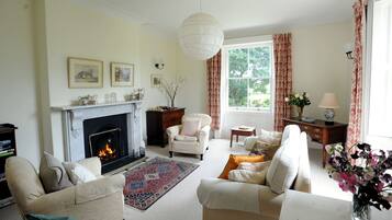 Télévision, cheminée, baby-foot, table de tennis de table