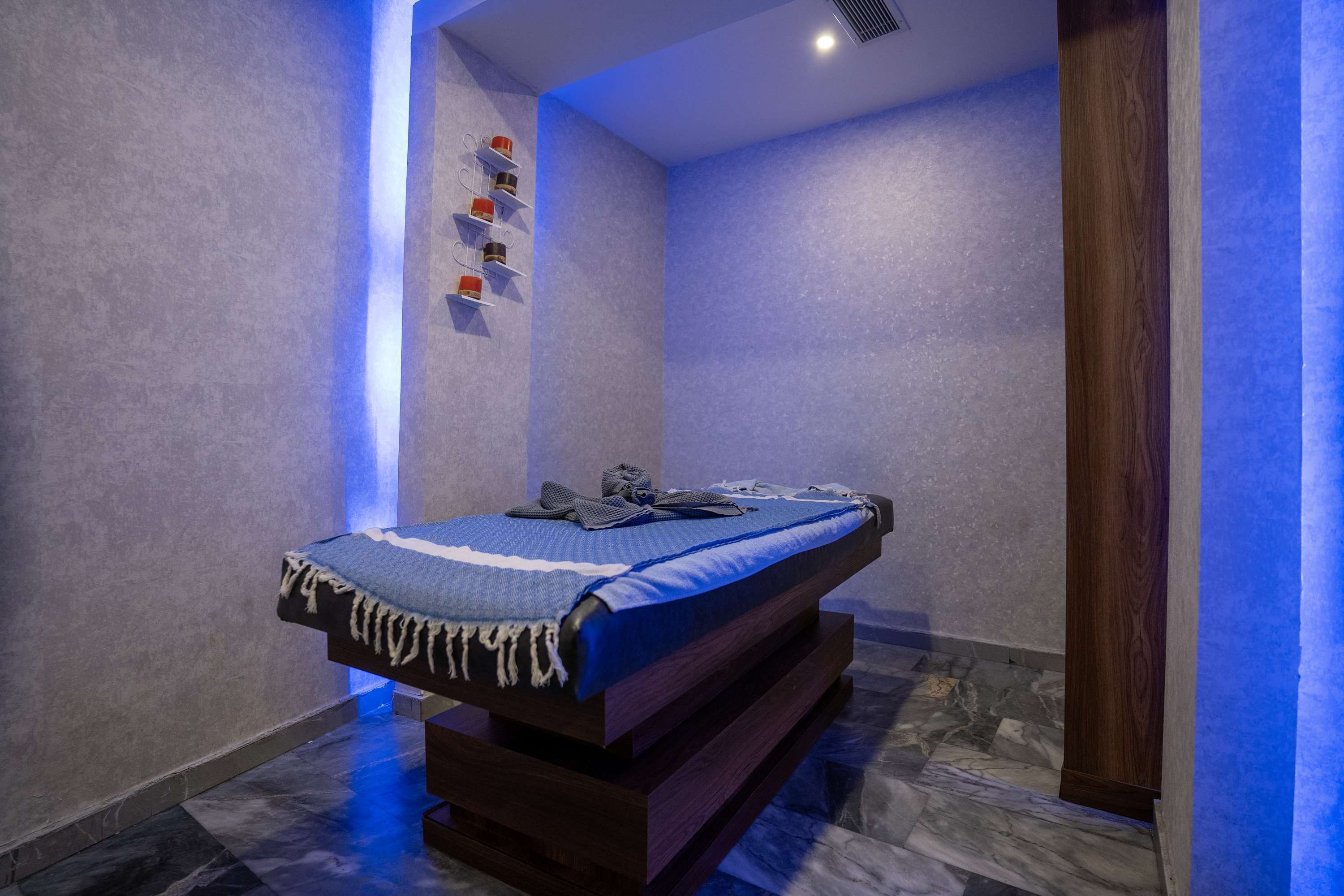 Baño turco/hammam, masajes con piedras calientes