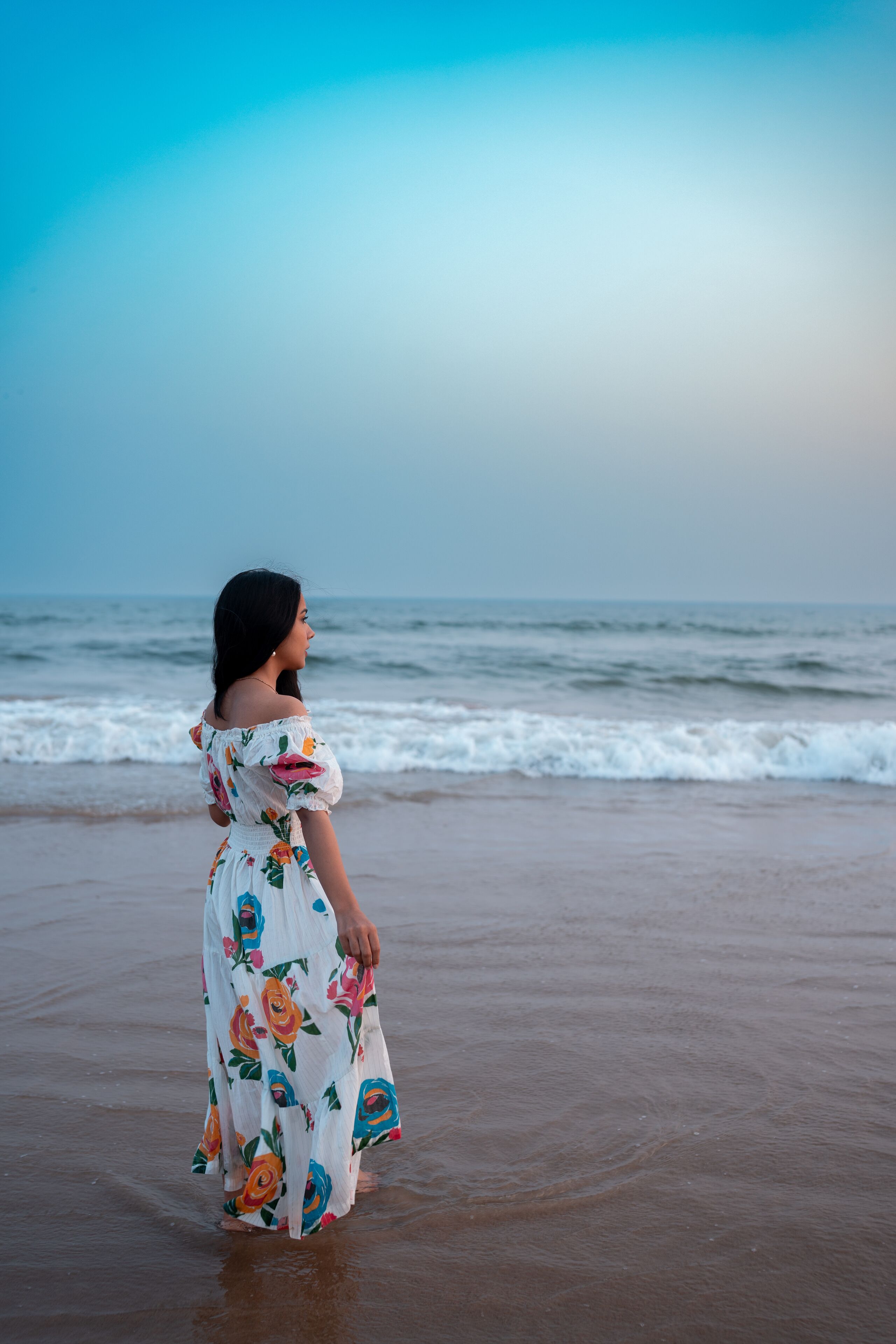On the beach