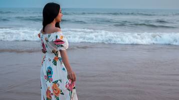 On the beach