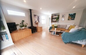 TV connectée, cheminée