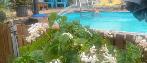 AuĂenpool, beheizter Pool