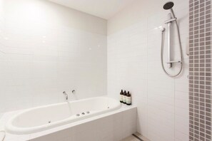 Hair dryer, towels