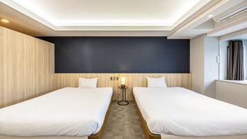 Habitación Deluxe con 2 camas individuales, para no fumadores (45㎡) | Escritorio, wifi gratis y ropa de cama