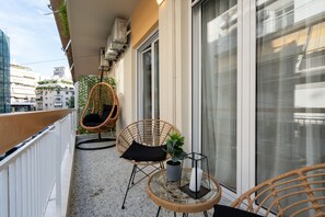 Deluxe-Apartment | Balkon