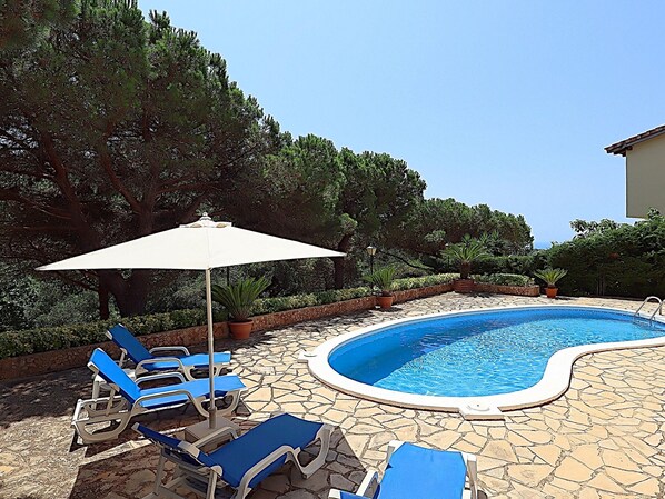 Pool - Villa Victoria, piscina privada , barbacoa, wifi, capacidad 6 personas (Lloret de Mar)